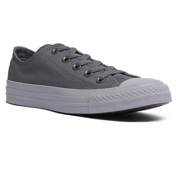 Converse Women's Size 8 Unisex Light Gray Canvas All Star Chuck Taylor Sneakers - Picture 1 of 12